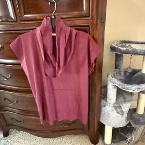 bryn Walker Burgundy Tunic Top